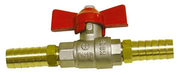 Inline (0.5 inch) Hose Tap - Brass