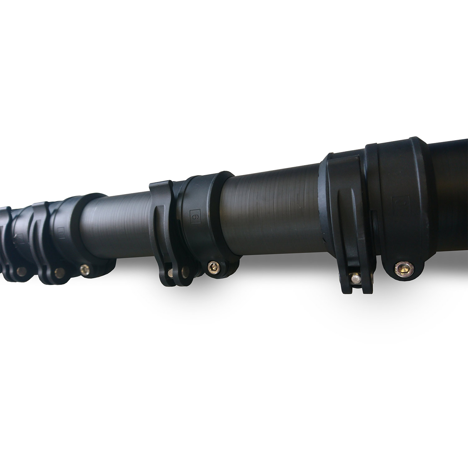 Carbon Fibre Water Fed Pole, Carbon Fibre Telescopic Pole, Window Cleaning Pole, RAPTOR Pole, Telescopic Cleaning Pole, Window Cleaning Equipment, Carbon Pole, Window Cleaning Brush