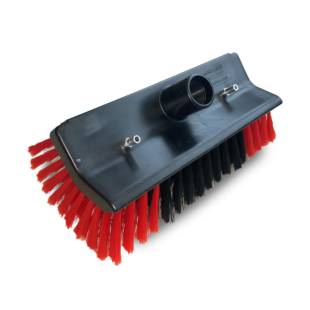 window cleaning brush, water fed brush head, sill brush