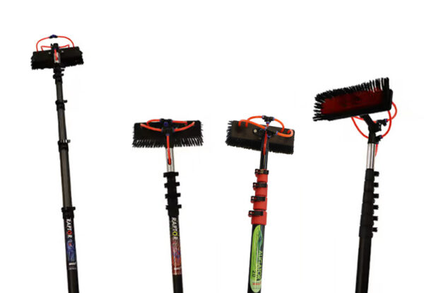 Solar Panel Cleaning Poles - AliGator 2.0, Raptor Hybrid, Raptor Carbon